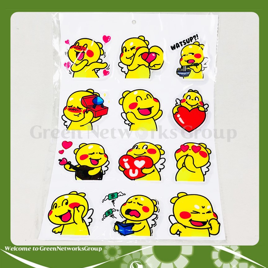 Tem dán decal cảnh báo Phượt Tiểu Long King Drag (Sản phẩm giao mẫu ngẫu nhiên) - Greennetworks