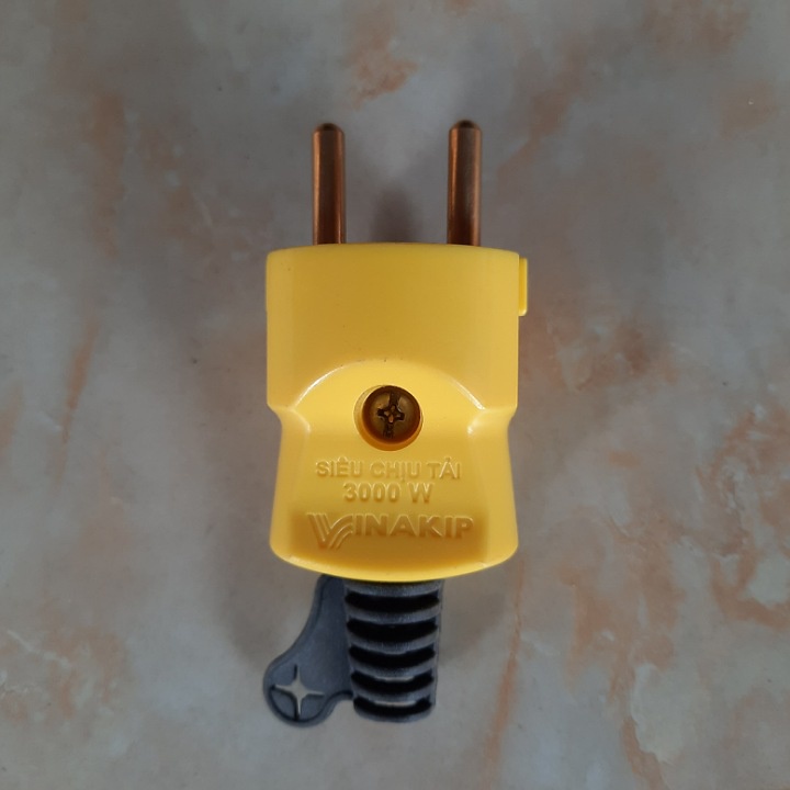Phích cắm siêu chịu tải Vinakip 16A 250V + chống vỡ chịu nhiệt