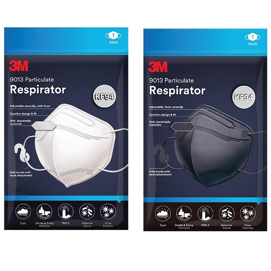 Khẩu Trang 3M KF94 9013 Chống Bụi Mịn, Virus, Mềm Mại, Co Dãn Tốt, 3D Mask, Nhập Khẩu Hàn Quốc - Hàng Chính Hãng 3M