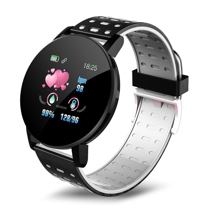 IOR* 119Plus Smartwatch Heart Rate Blood Pressure Wristband Bluetooth Fitness Tracker