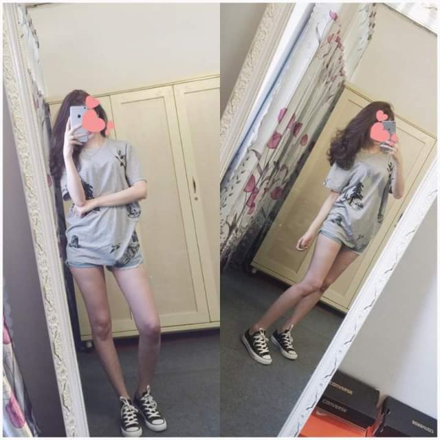 Áo form rộng hàng vnxk GAP