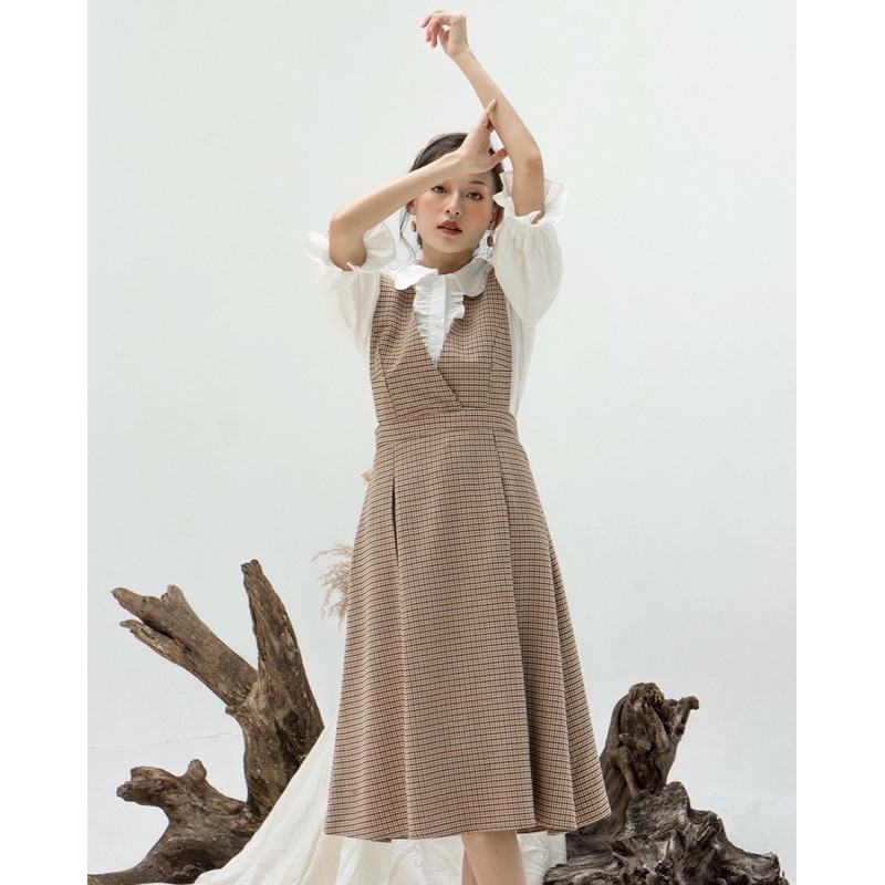 LITRA _ EMMIE trap dress+áo sơ mi