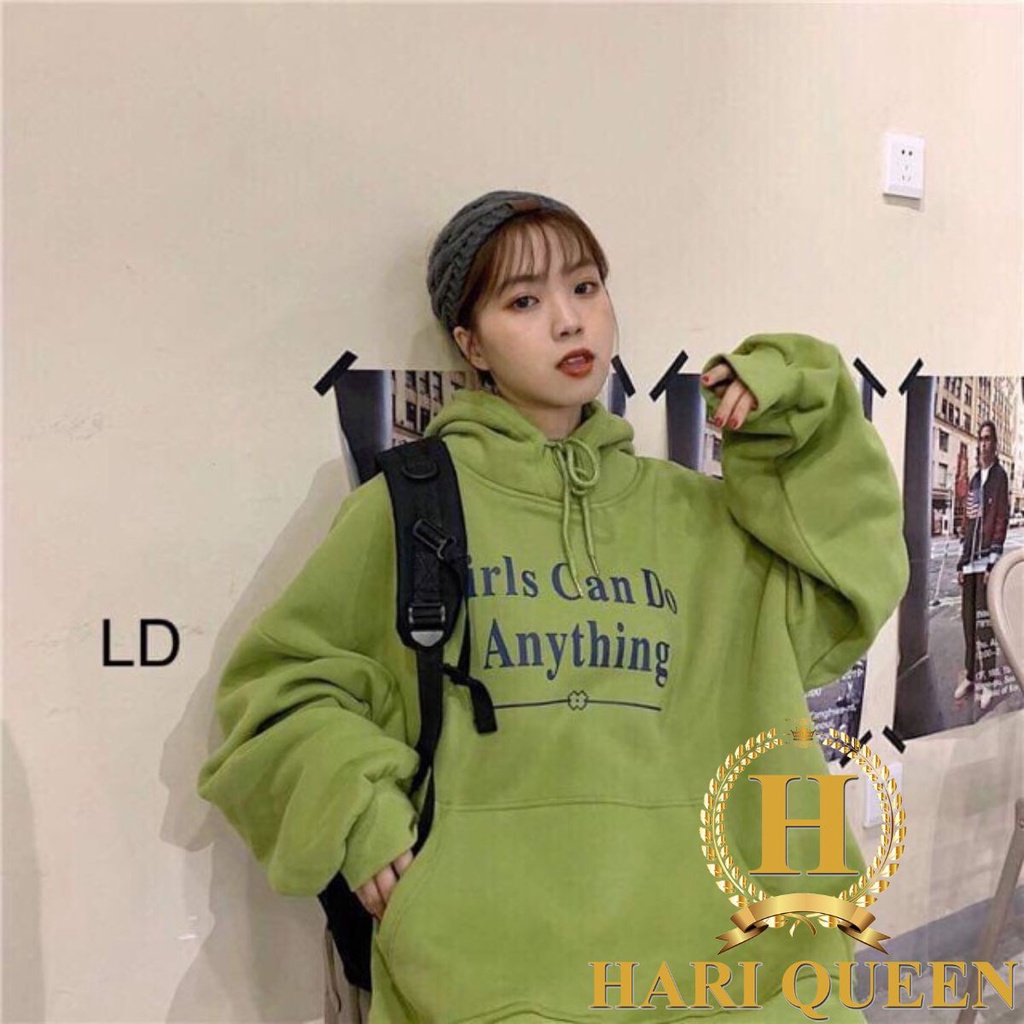 Áo hoodie Can Do chữ ngực LDU1019