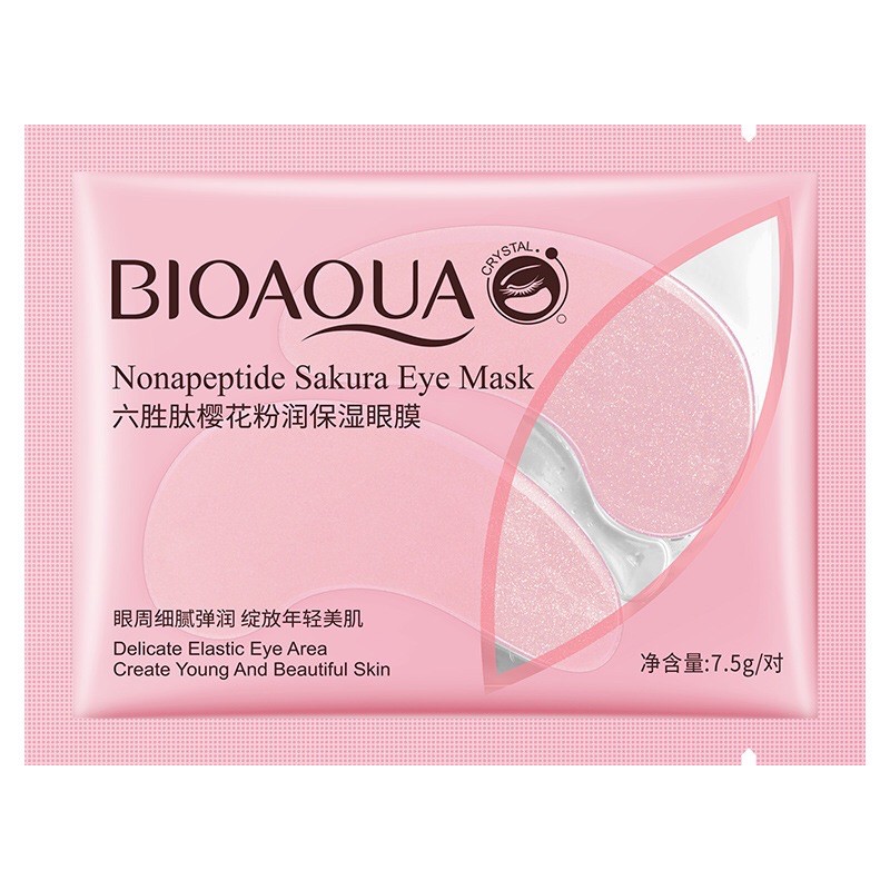 Mặt nạ giảm thâm mắt collgen Bioaqua