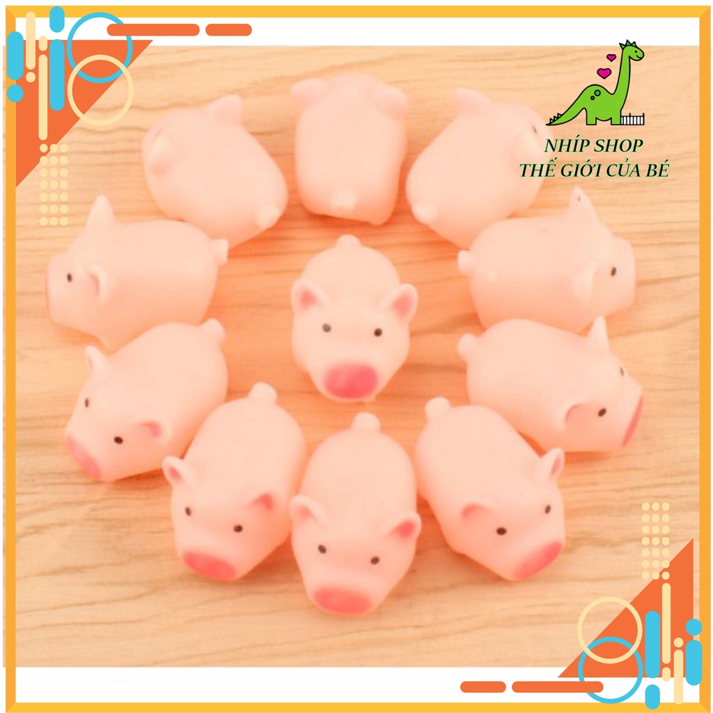 Heo con mini dễ thương piggy bóp kêu chít chít