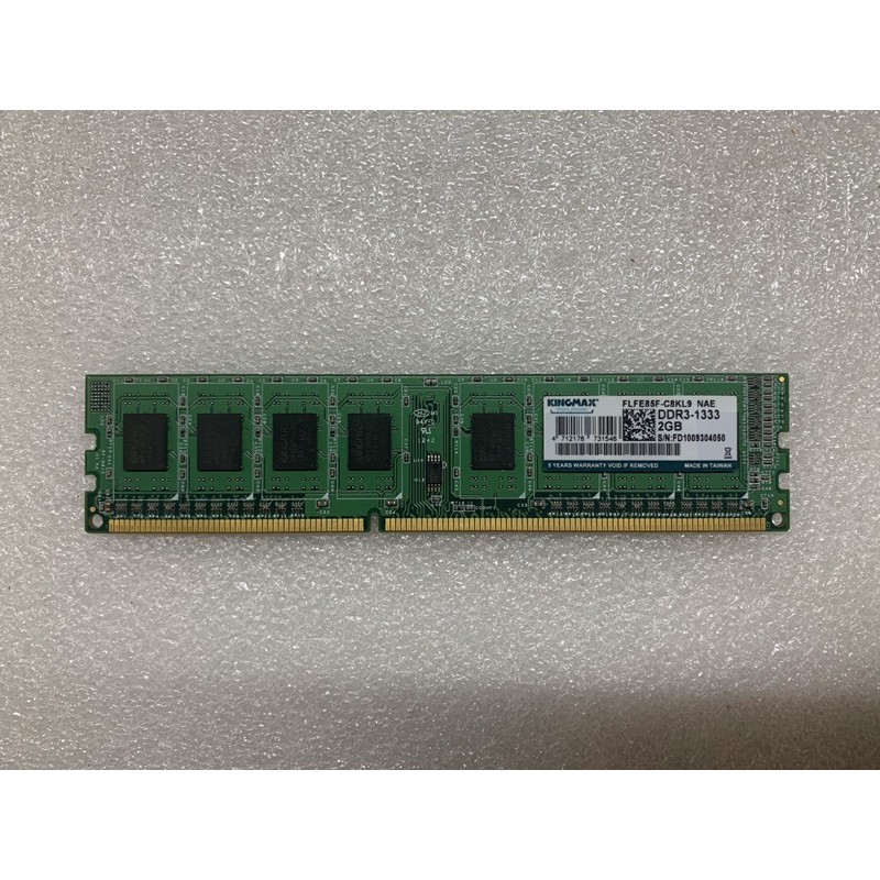 DDRAM 3 2GB Bus 1333MHz