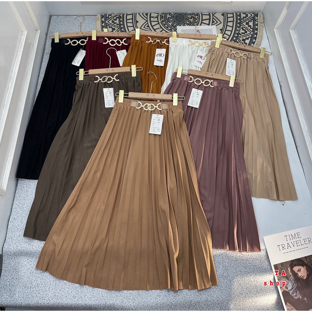 chân váy xếp ly đai xích shop sun soc | BigBuy360 - bigbuy360.vn