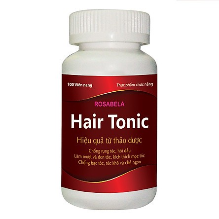 Hair Tonic chống rụng tóc, hói đầu, làm mượt và đen tóc, kích thích mọc tóc, chống bạc tóc (Hộp 100 viên)