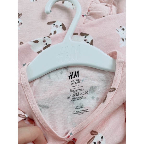 Váy cotton cánh tiên dài tay Hm bé gái