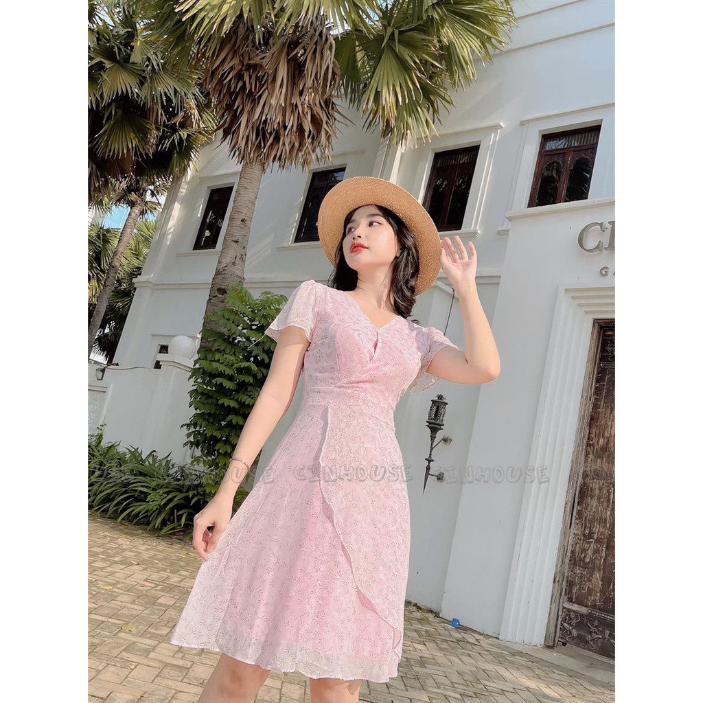 Đầm xòe cổ tim tay cánh tiên Twelve 1202 | BigBuy360 - bigbuy360.vn