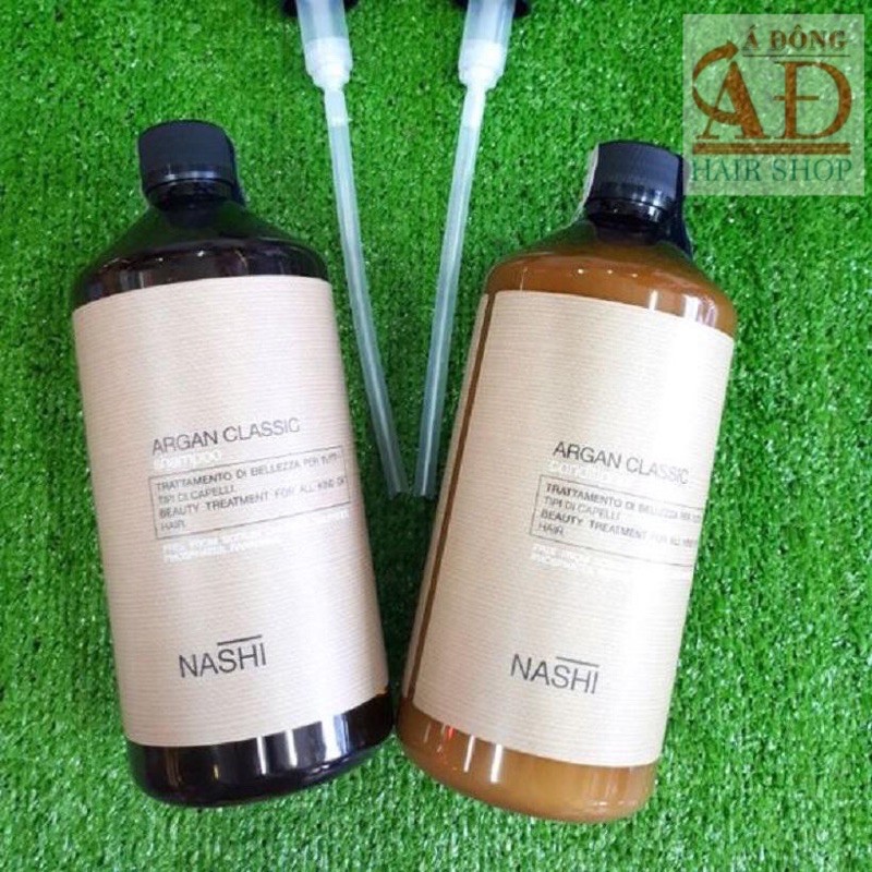 [NASHI-CHÍNH HÃNG ] DẦU GỘI XẢ PHỤC HỒI HƯ TỔN NASHI ARGAN CLASSIC 1000ML