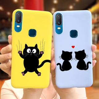 Ốp Lưng Điện Thoại Phối Hình Mèo Dành Cho Vivo Y11 (2019) Y11 1906 1906_20