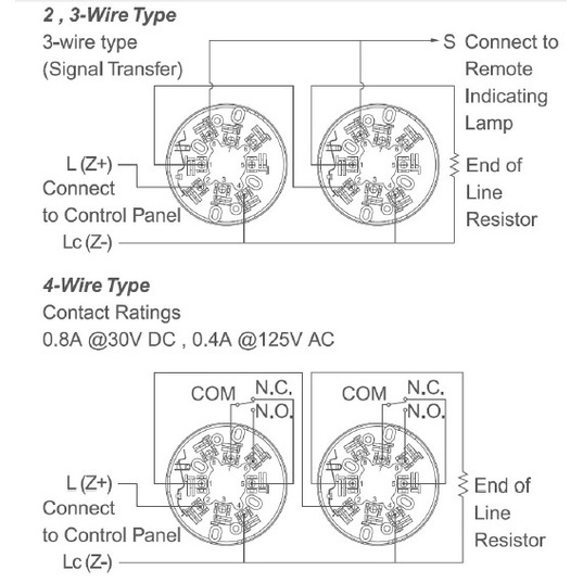 Đầu báo khói 24V