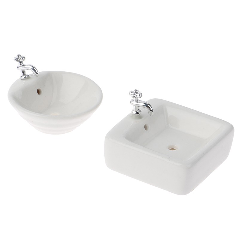 Bồn Rửa Mặt Bằng Gốm Tỉ Lệ 1: