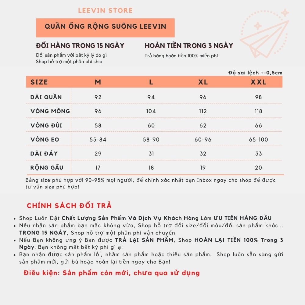 Quần Ống Rộng Nữ COTTON Thun Nỉ Cao Cấp LEEVIN Phong Cách Cạp Cao Hàn Quốc Ulzzang Leevin Store