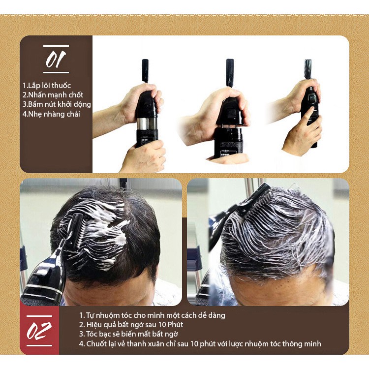 Lược Nhuộm Tóc Thông Minh Thanh Bạch -Hàng Chính Hãng | BigBuy360 - bigbuy360.vn