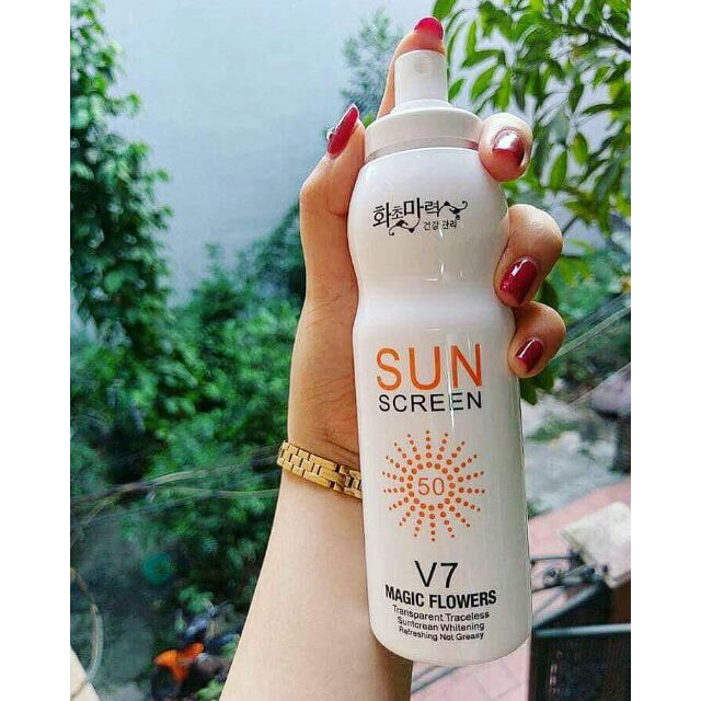 XỊT CHỐNG NẮNG V7 SUN SCREEN SPF 50