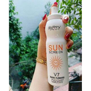 Xịt chống nắng v7 sun screen spf 50