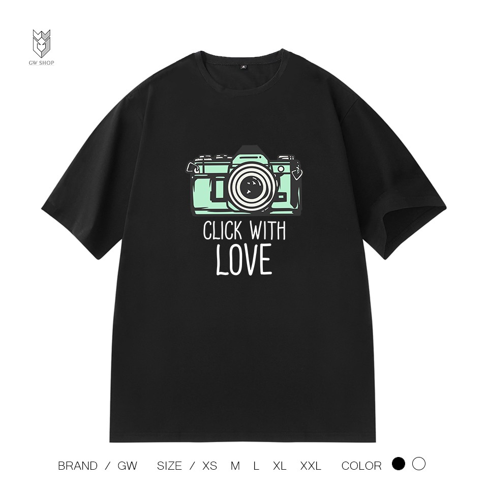 【FREE SHIP】Áo Thun nam nữ unisex The Camera, áo thun ngắn tay cotton cổ tròn form suông - GW Shop