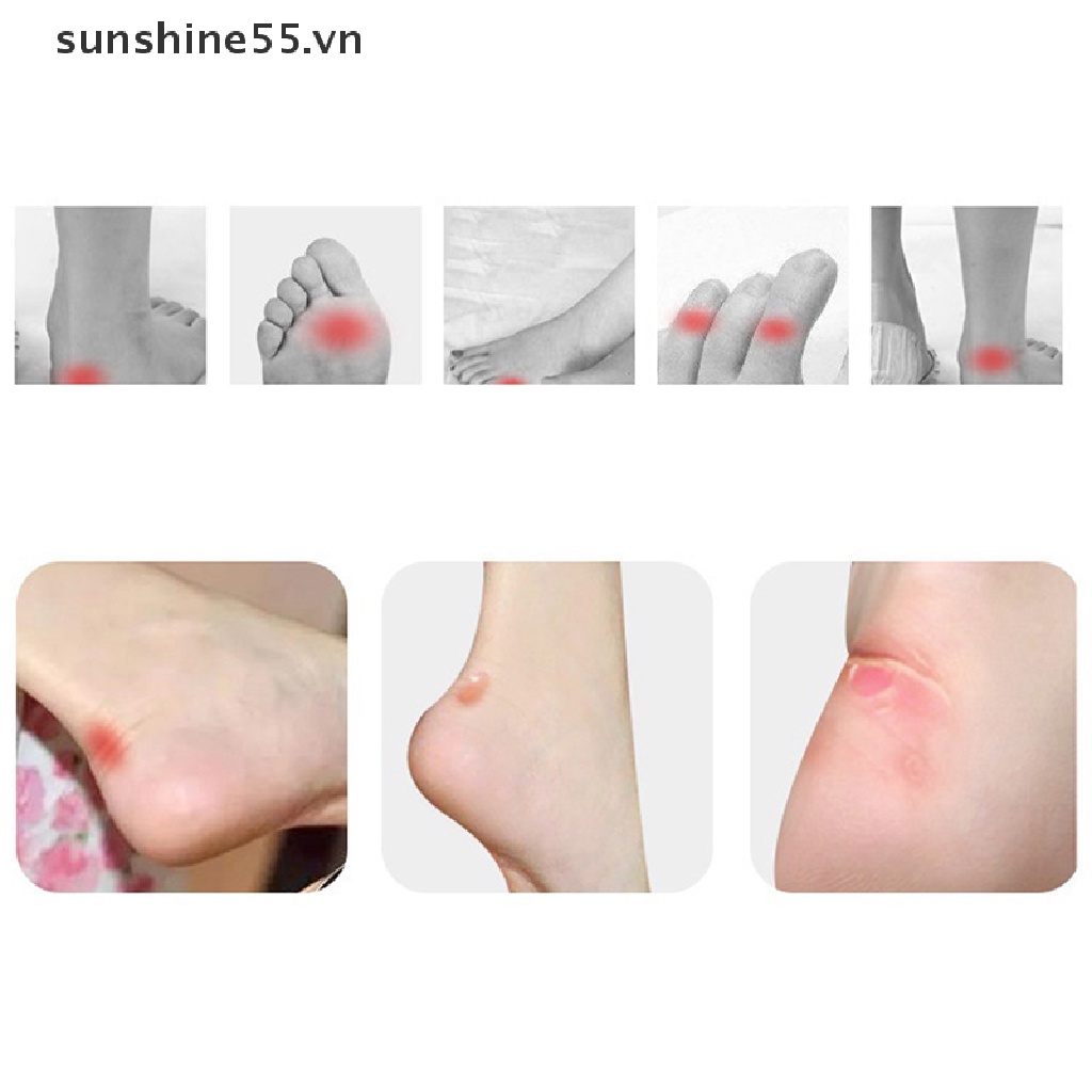 Bộ 5 Miếng Dán Giày Giảm Đau Chất Liệu Hydrocolloid Mềm Mại Tiện Dụng