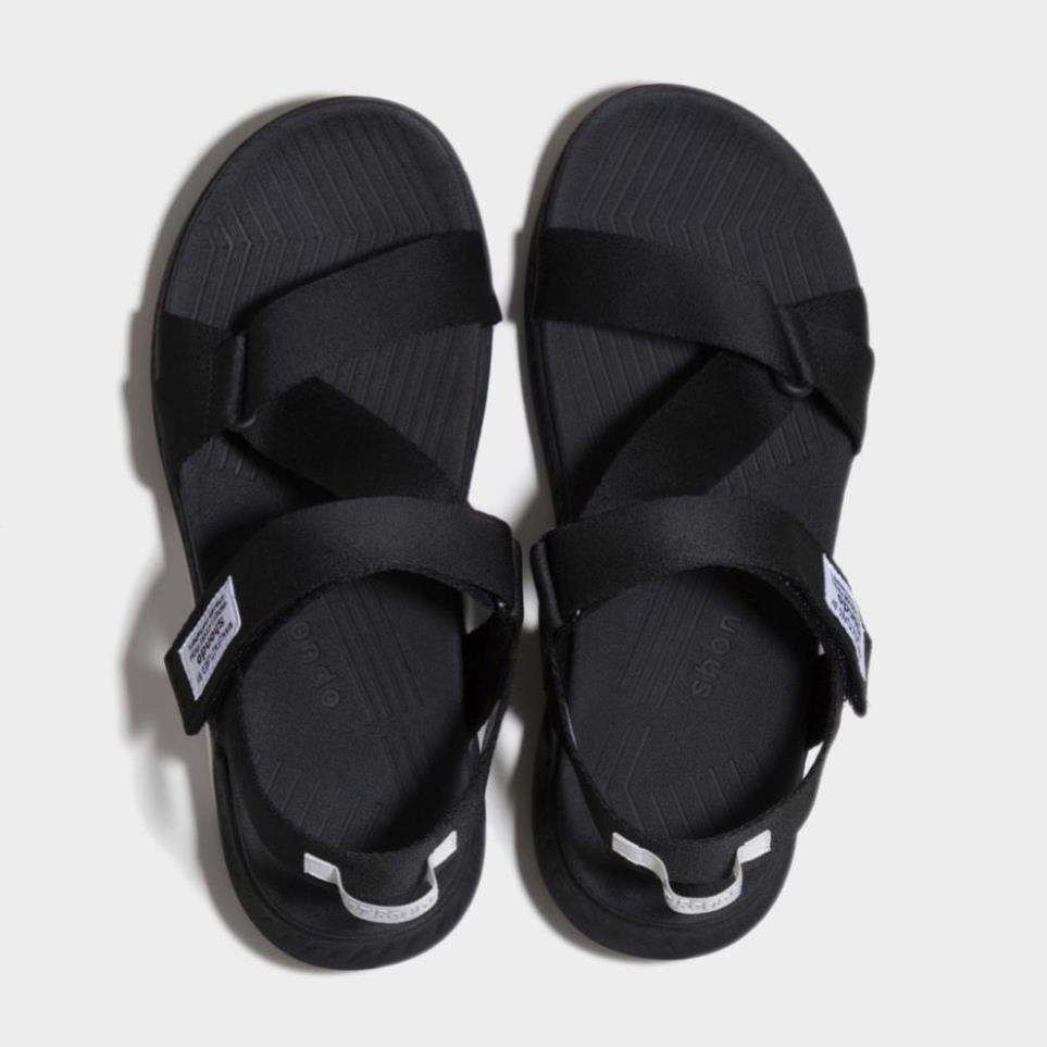 Giày sandal Shondo F7 nam nữ đi học đế cao đen fulll F7R1010 -LH9)( 📇 ,