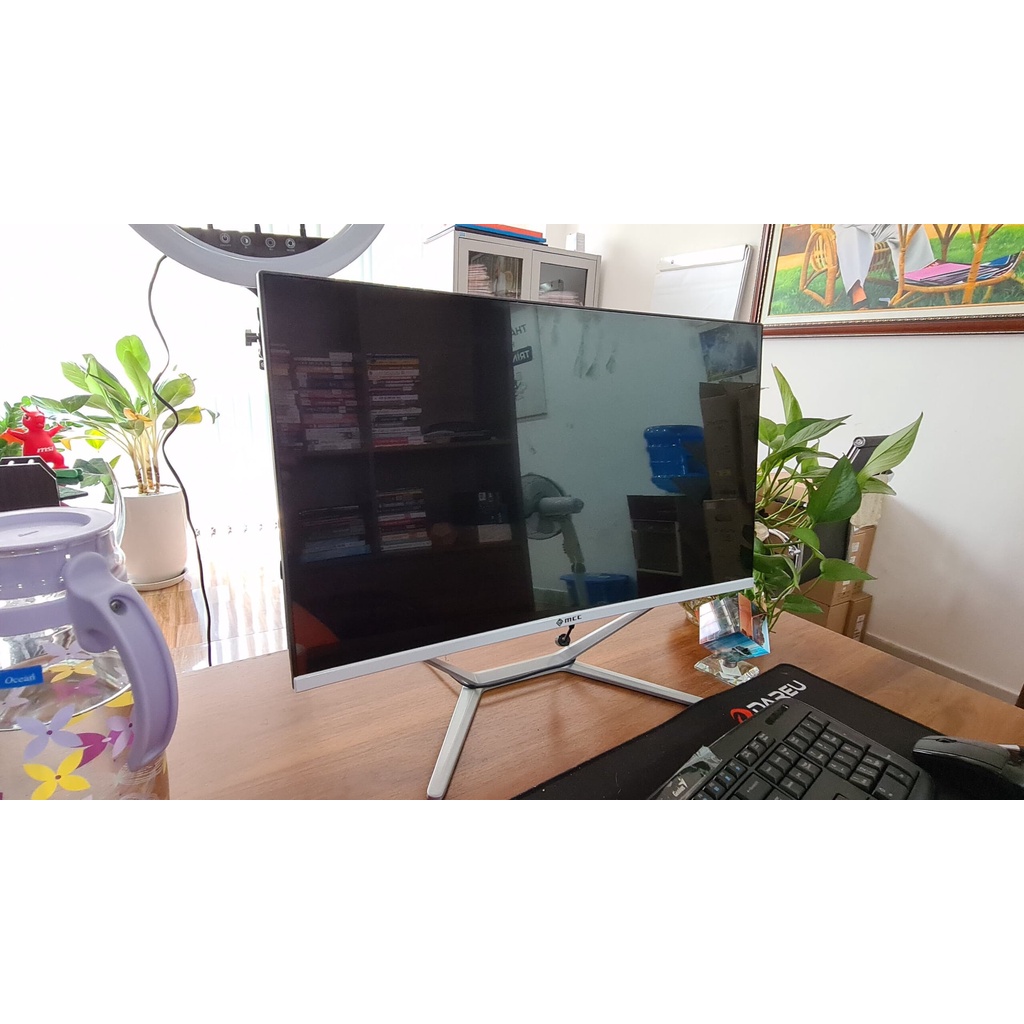 Bộ PC All In One MCC 1764C4 Home Office Computer CPU i7 10700/ Ram16G/ SSD480G/ Wifi/ IPS 24 inch curved