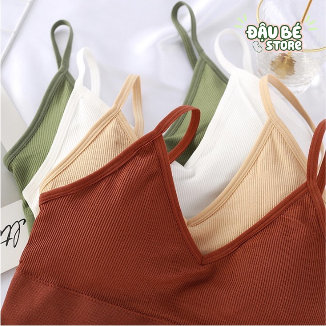 Áo Bra Thể Thao Tập Gym Yoga Cho Nữ  - Top Không Gọng Hở Lưng Chữ U Freesize Co Dãn Thoải Mái - Daube - Bra03