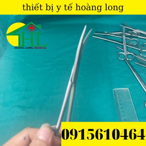 Kéo Y Tế Cong Nhọn 2 Đầu 18cm - Pakistan