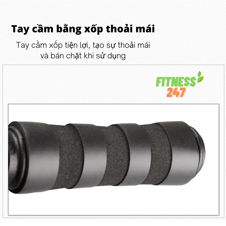 Con Lăn Tập Gym, Yoga 4 Bánh, Tặng Kèm Thảm Và Phanh Chặn, Con Lăn Tập Bụng Hiệu Quả Gym Roller Tại Nhà Nam Nữ