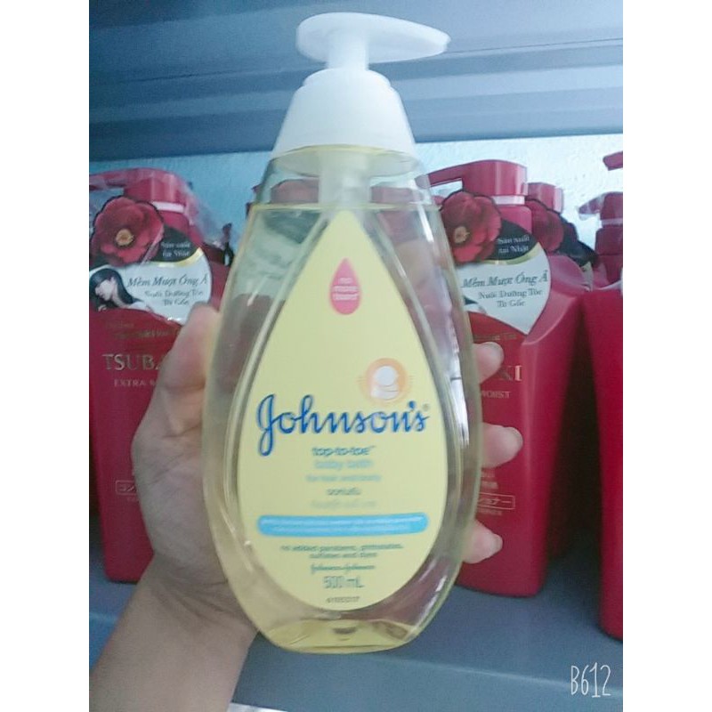 Sữa tắm gội toàn thân Johnsons baby top to toe 500ml