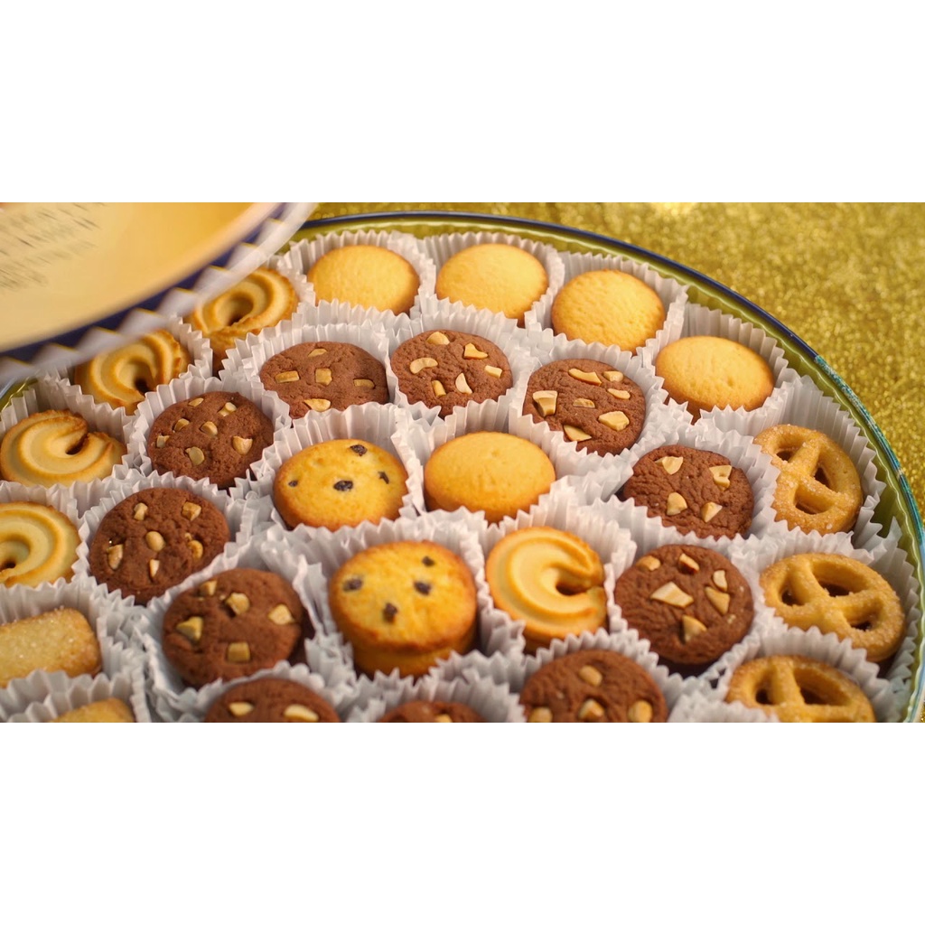 [QUÀ TẾT] Bánh Quy Danisa Butter Cookies  Hộp Thiếc 454G + Túi / 200G - Indonesia