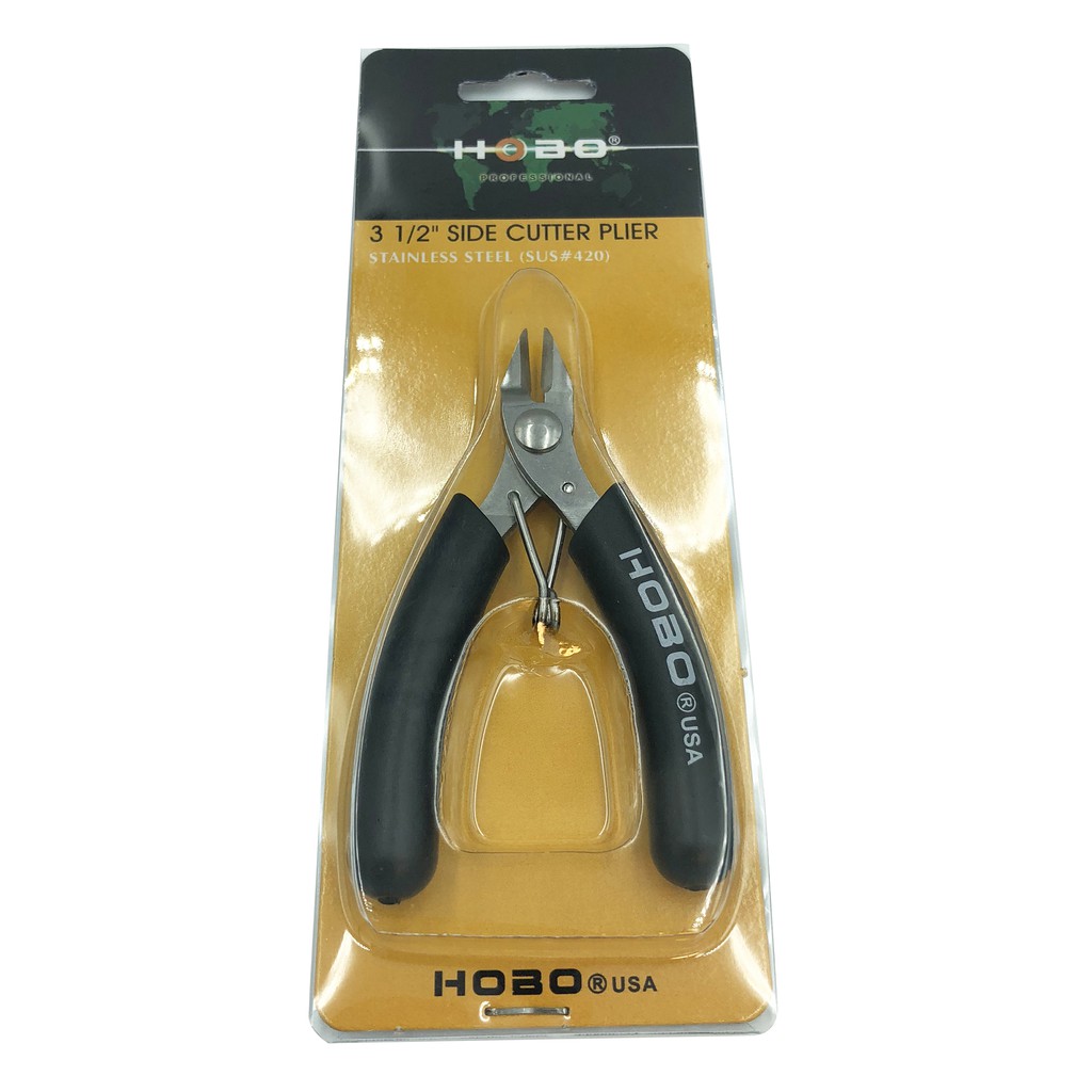 Kìm cắt chân linh kiện HOBO SA-603, lưỡi kìm siêu sắc cắt ngọt, có lò xo trợ lực