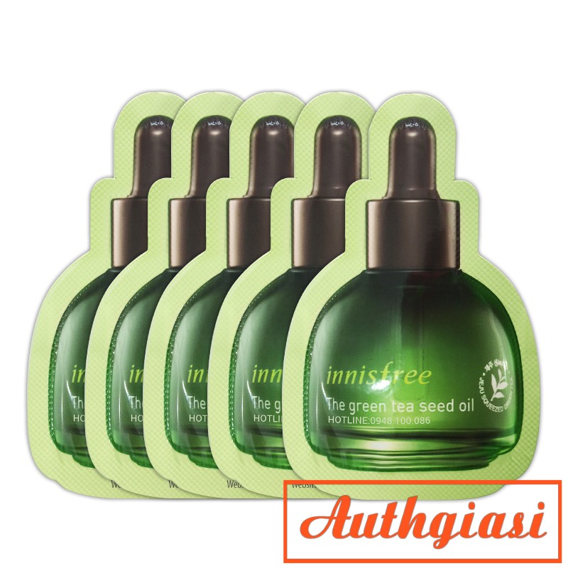 [Sample] Gói tinh dầu Innisfree Green Tea Seed Oil chiết xuất trà xanh