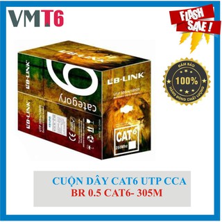 Cuộn dây cáp mạng lb-link cat6 utp cca br 0.5mm