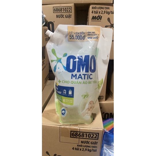 Nước giặt OMO Matic cho quần áo bé yêu mới 2.8Kg