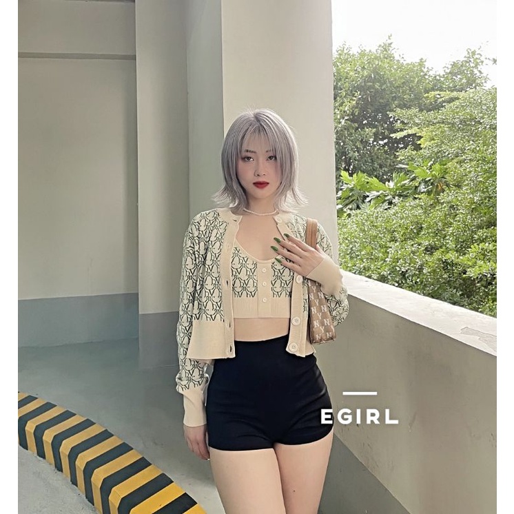 Quần short nữ cạp cao, quần đùi nữ ngắn lưng cao ôm dáng sexy EGIRL