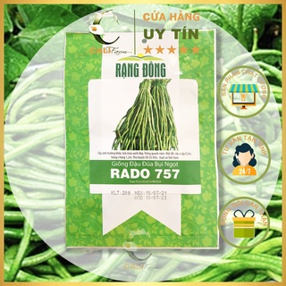 Hạt Giống Đậu Đũa Bụi Ngọt Rado 757 Dễ trồng Ăn ngon gói 20gr