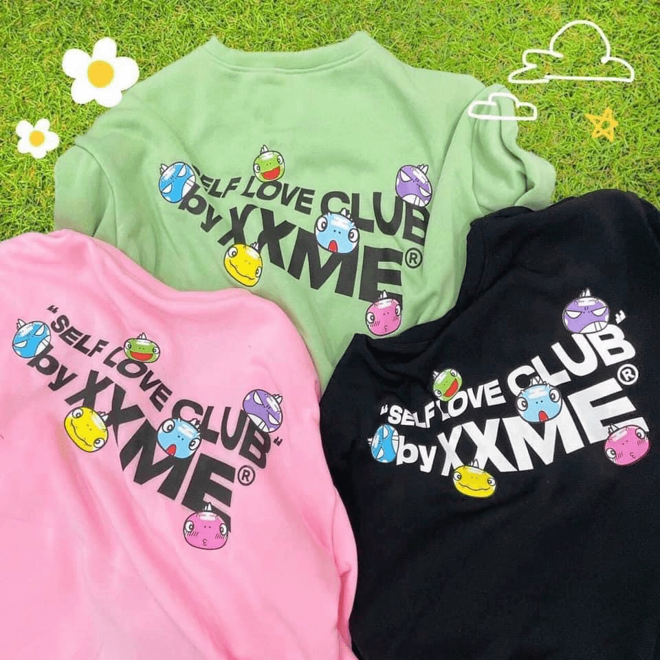 Áo Khoác Nỉ Ngoại Cadigan Kiểu Dáng Rộng Dài Hàn Quốc Siêu Xinh in chữ CLUB XXME Hot TP [NewUnisex]