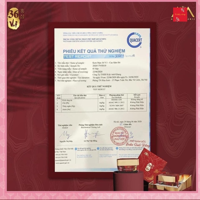 Cao Mụn Sâm Đỏ 36 Vị MEEA