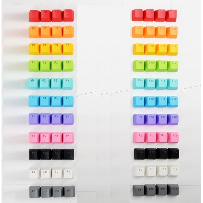 Nút keycap bàn phím cơ lẻ để sét màu theo sở thích, dành cho bàn phím cơ chất liệu nhựa pbt