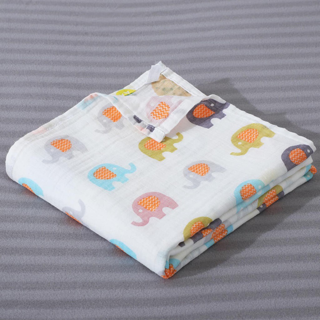 CHĂN XÔ, KHĂN TẮM SỢI TRE MUSLIN ĐA NĂNG CHO BÉ