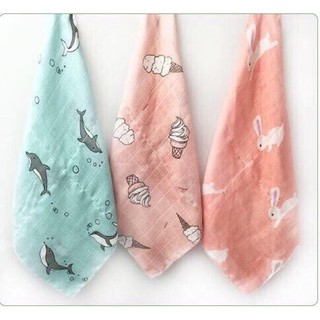 Set 3 Khăn Muslin Tree 6 Lớp