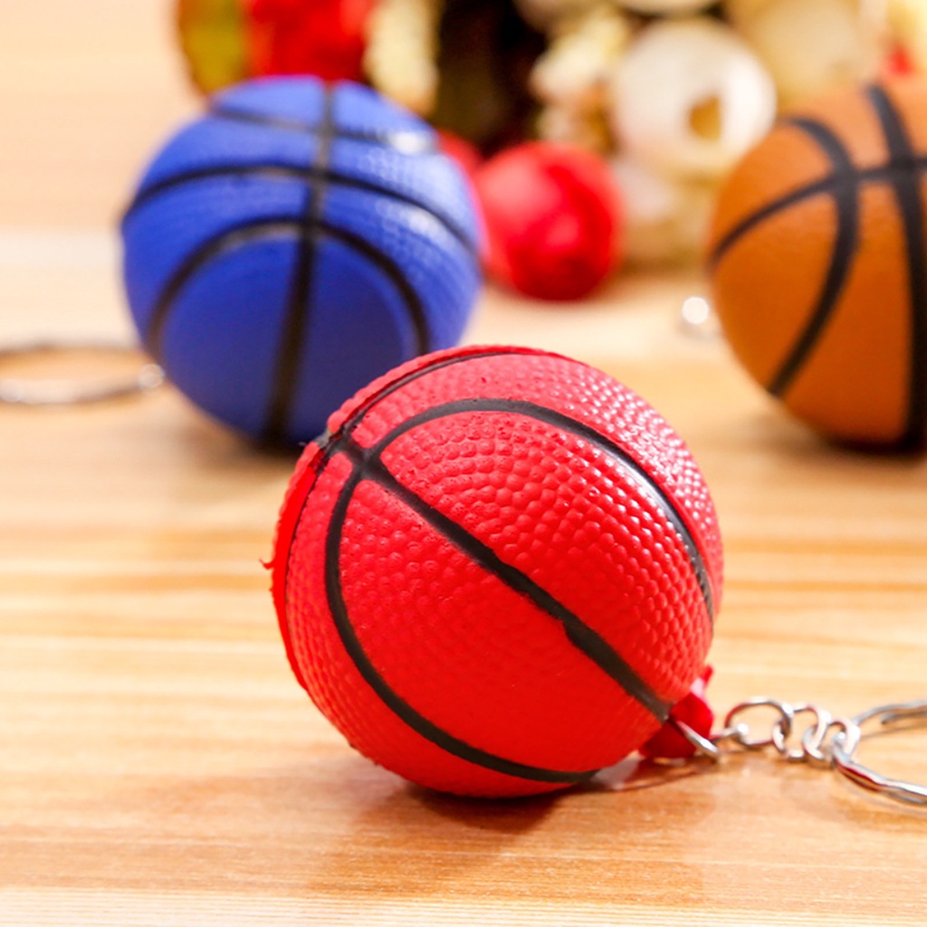 Móc Khóa Hình Quả Bóng Rổ Dễ Thương
