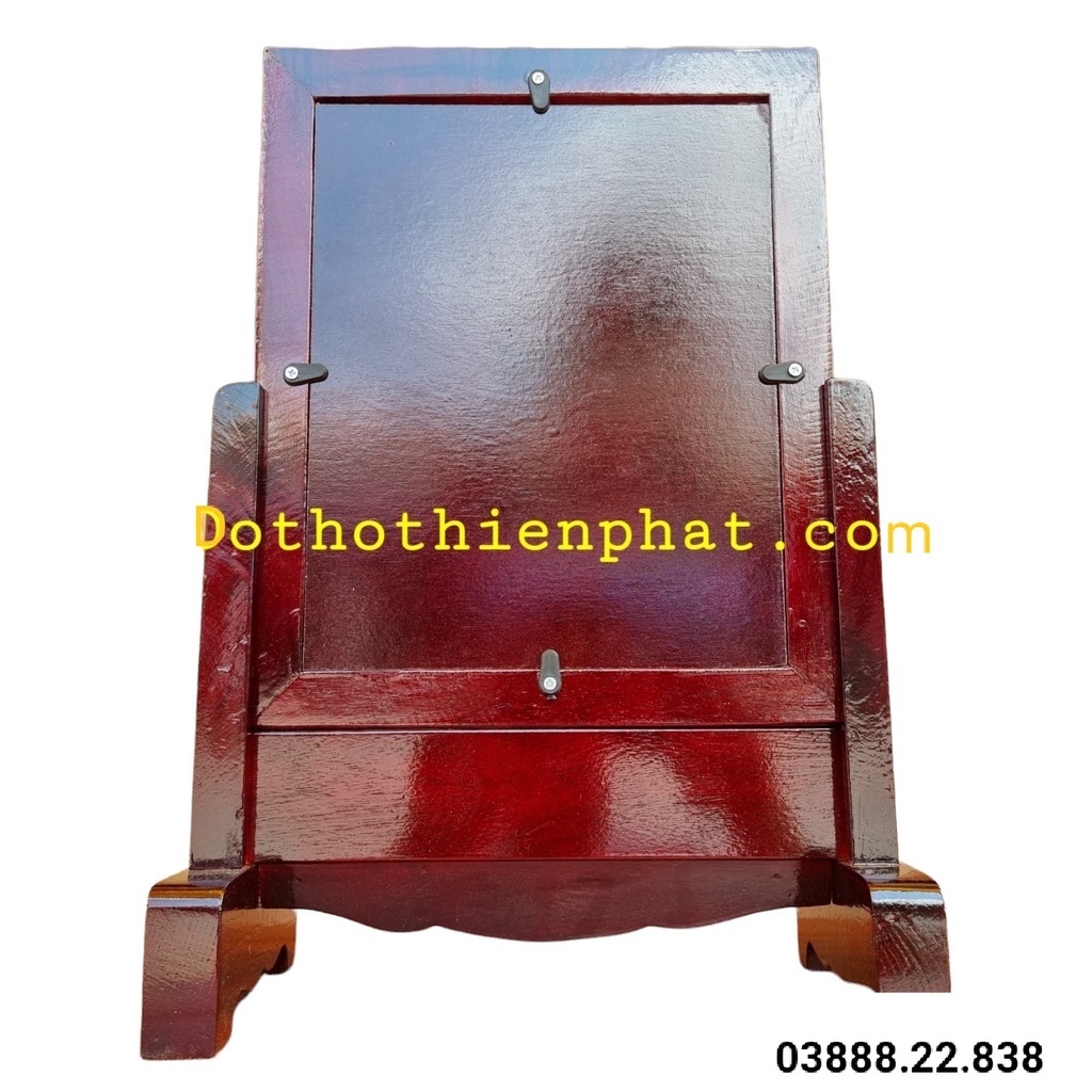 Khung hình thờ cẩn gỗ tràm màu đen 20 x 25