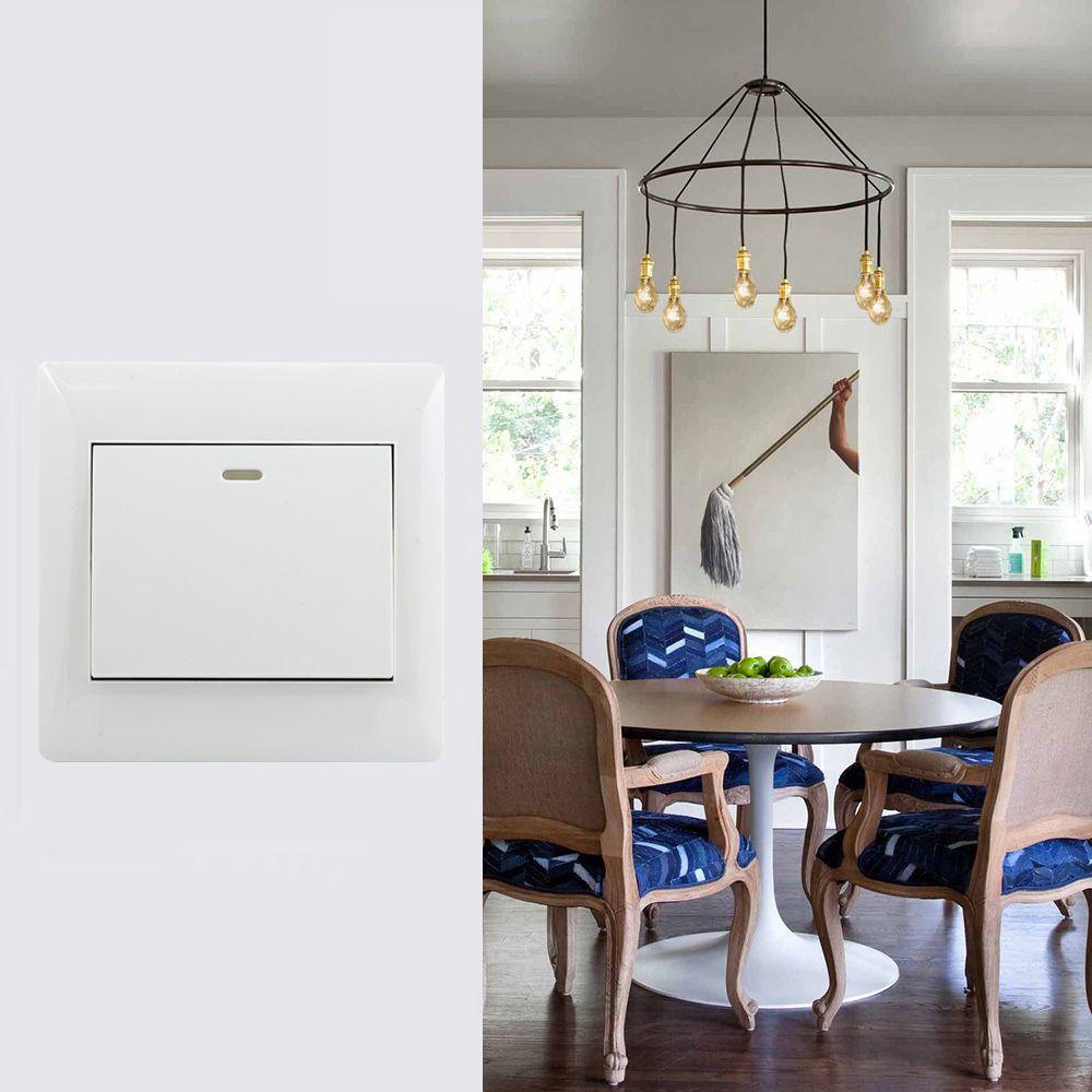 Set 5 Công Tắc Đèn Gắn Tường 86 * 86mm