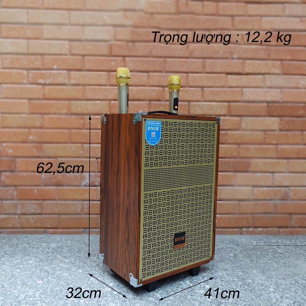 Loa Kéo Hát Karaoke BNIB M12 Bass 30 | Loa Kéo Công Suất Lớn Cho Chất Lượng Âm Thanh Chất Lượng, Sống Động