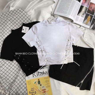 Áo CropTop Đan Dây 2 Bên ( Ảnh Thật Hình Cuối)