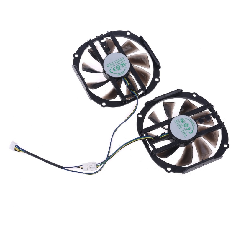 2 Quạt Tản Nhiệt 95mm 4gb 2048SP GPU Cho Đồ Họa Yeston RX480 570 580