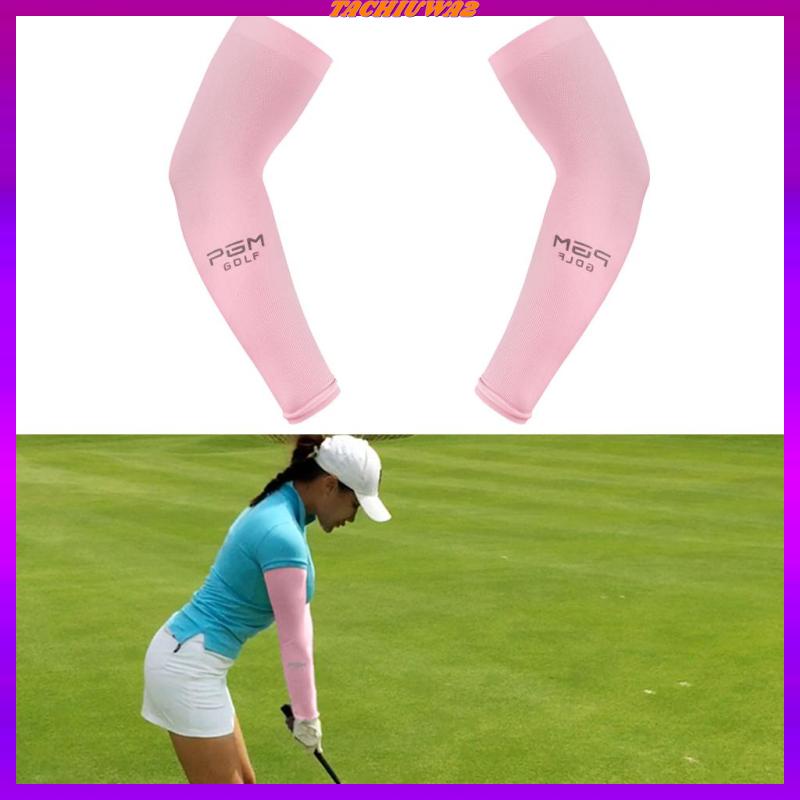 Ống Tay Áo Làm Mát Tachiuwa2 Màu Trắng Cho Người Chơi Golf / Đạp Xe Ngoài Trời