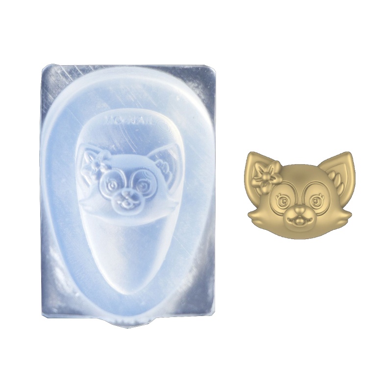 Khuôn Silicone Tạo Hình Làm Móng Tay 3D DIY